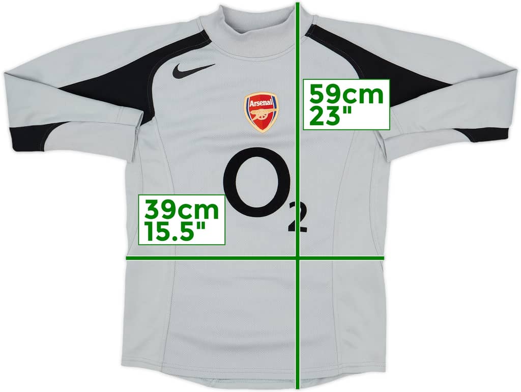 2004-05 Arsenal GK Shirt - 8/10 - (S.Boys)