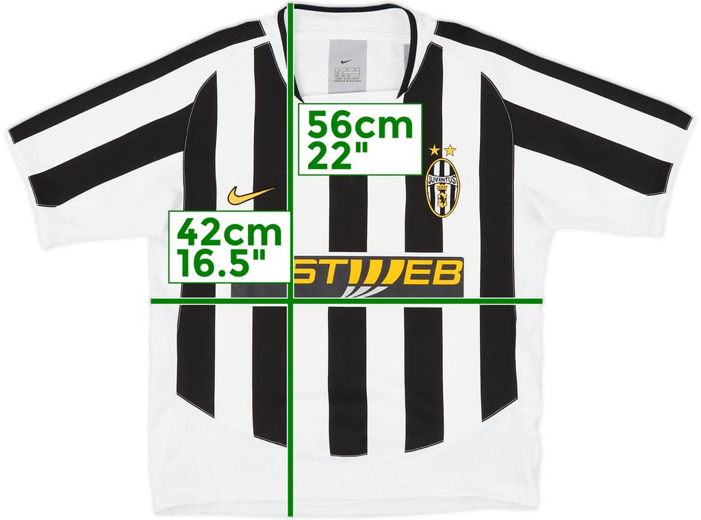 2003-04 Juventus Home Shirt - 6/10 - (M.Boys)