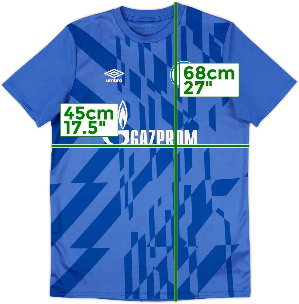 2019-20 Schalke Umbro Pre-Match Training Shirt - 8/10 - (XL.Boys)