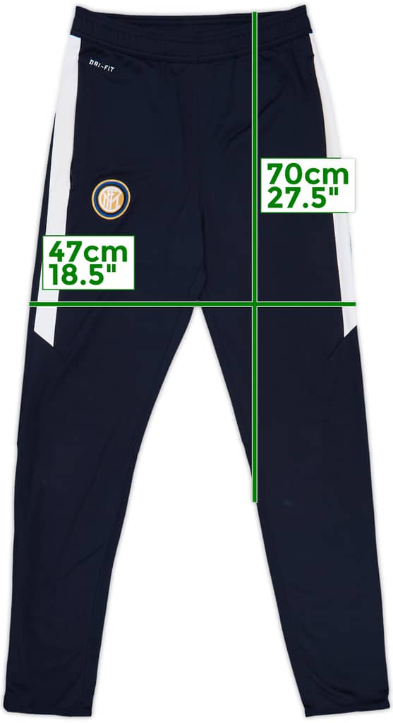 2015-16 Inter Milan Nike Track Pants/Bottoms - 9/10 - (S)