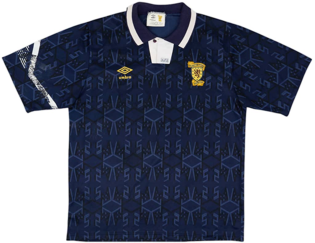 1991-94 Scotland Home Shirt - 8/10 - (L)