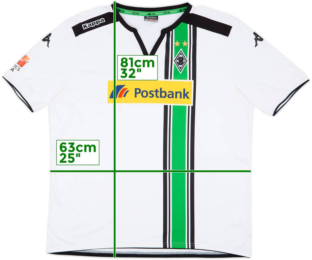 2015-16 Borussia Monchengladbach Home Shirt - 8/10 - (3XL)