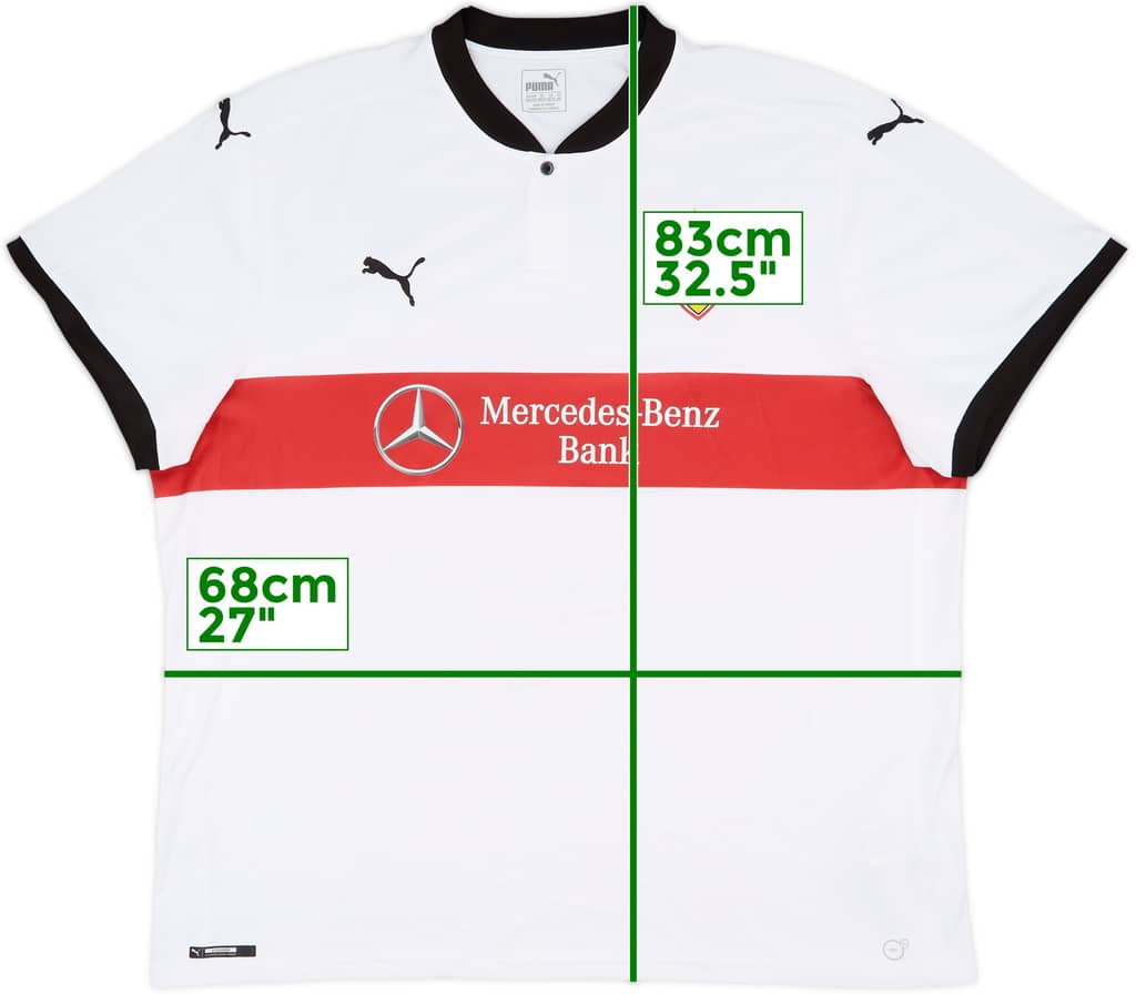2017-18 Stuttgart Home Shirt - 9/10 - (4XL)