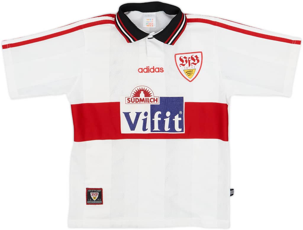 1996-97 Stuttgart Home Shirt - 8/10 - (L.Boys)