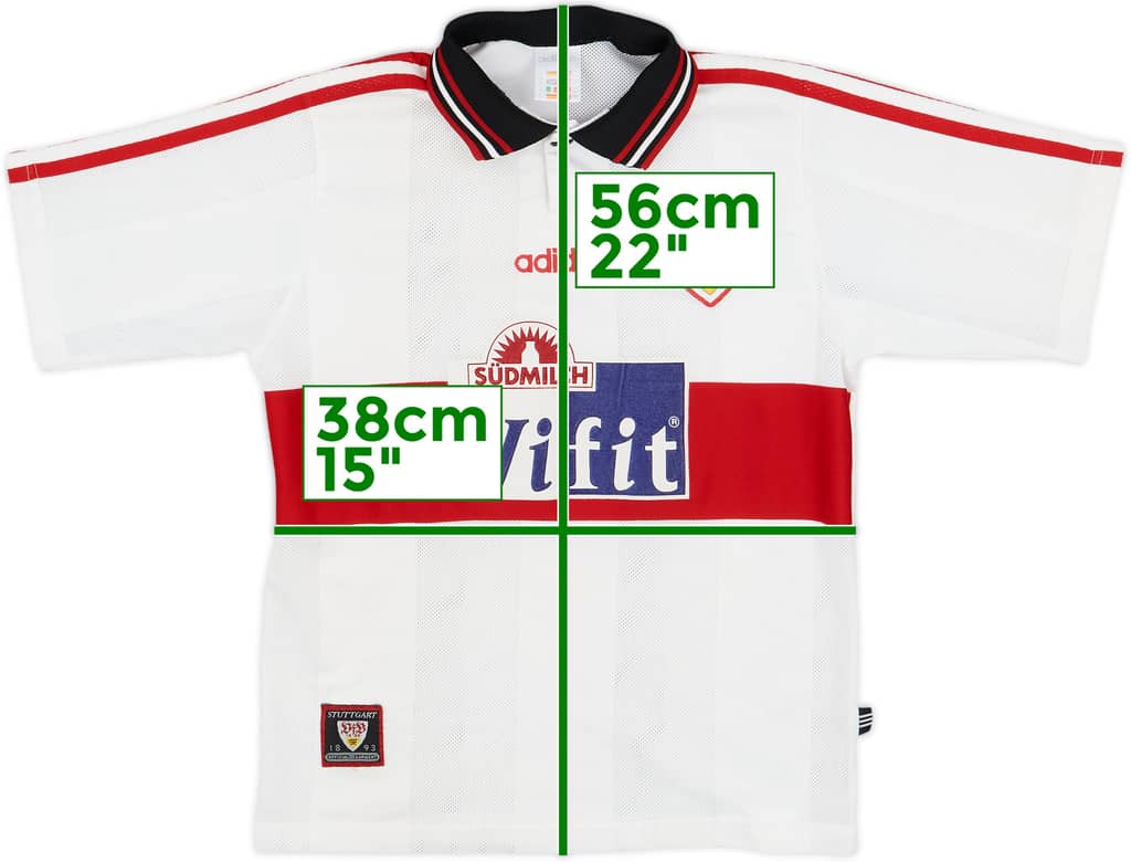 1996-97 Stuttgart Home Shirt - 8/10 - (L.Boys)