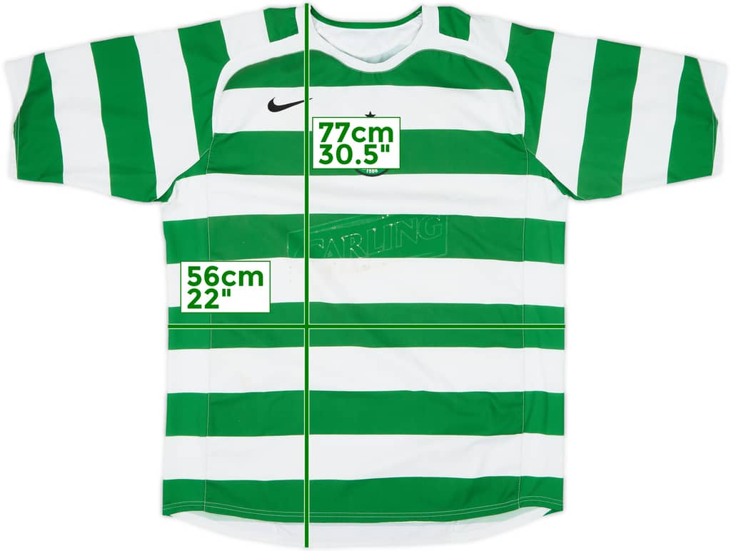 2005-07 Celtic Home Shirt - 4/10 - (L)
