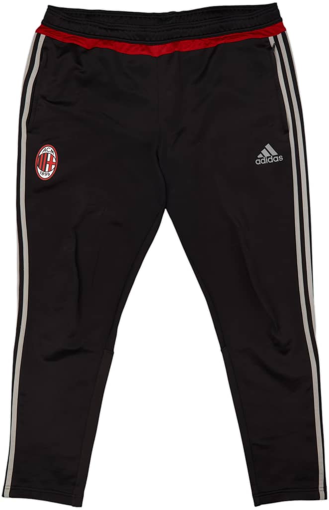 2015-16 AC Milan adidas Track Pants/Bottoms - 5/10 - (XL)
