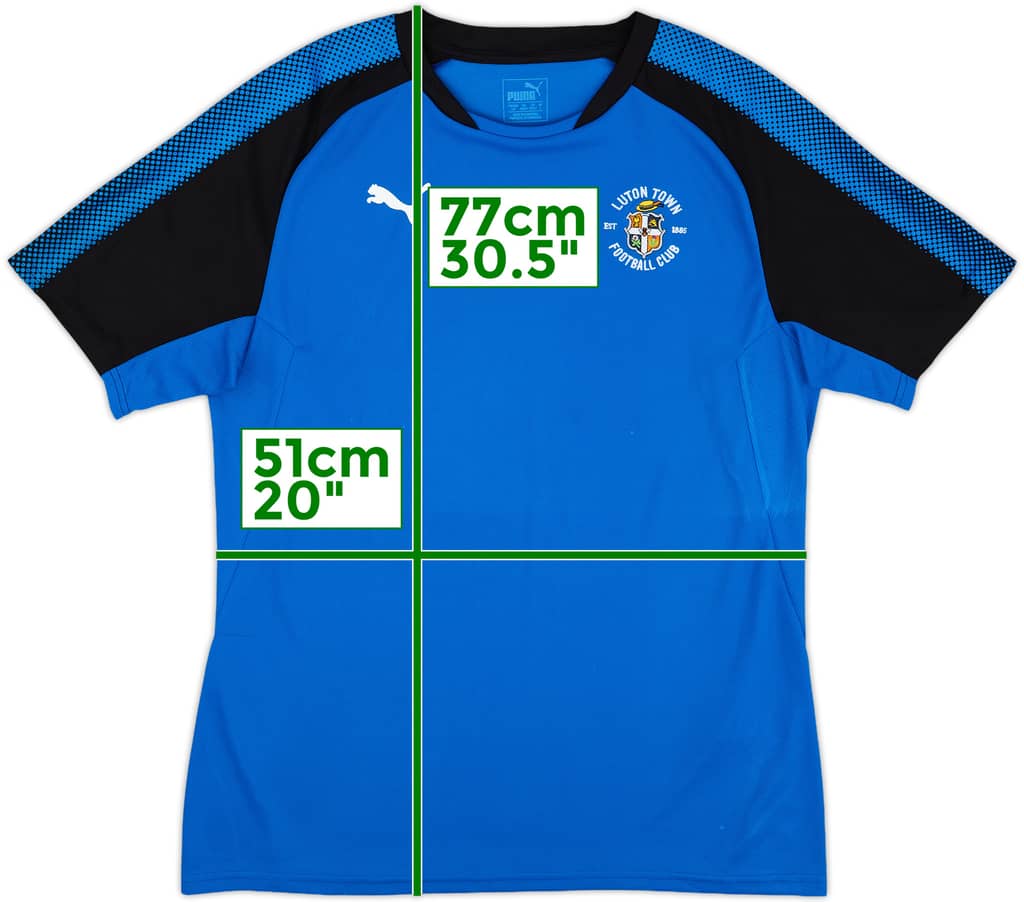 2017-18 Luton Town Puma Training Shirt - 7/10 - (L)