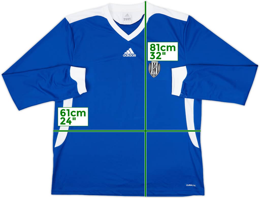 2010-11 Cesena adidas Training L/S Shirt - 8/10 - (XL)