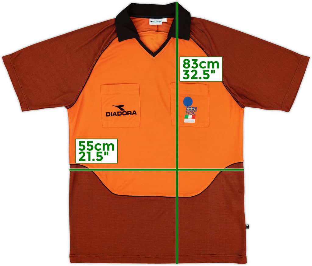 1999-00 Italy Diadora Referee Shirt - 9/10 - (XL)