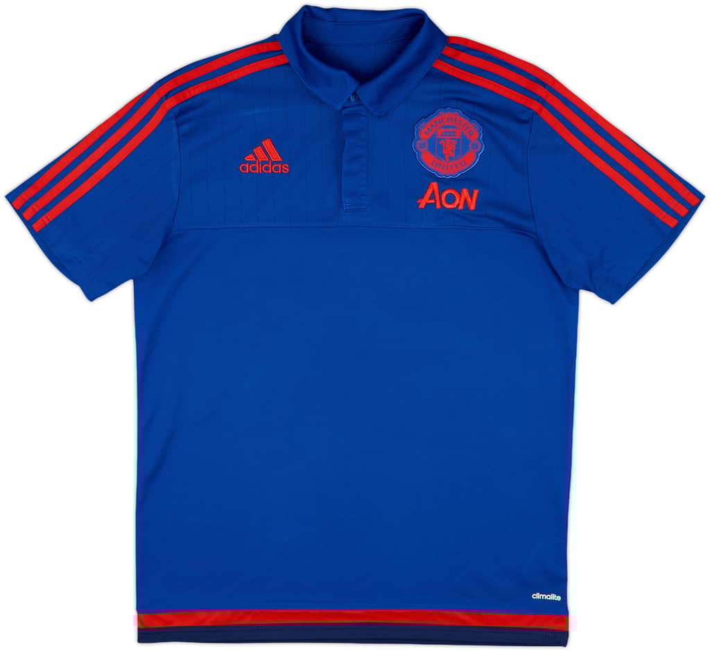 2015-16 Manchester United adidas Polo Shirt - 8/10 - (M)