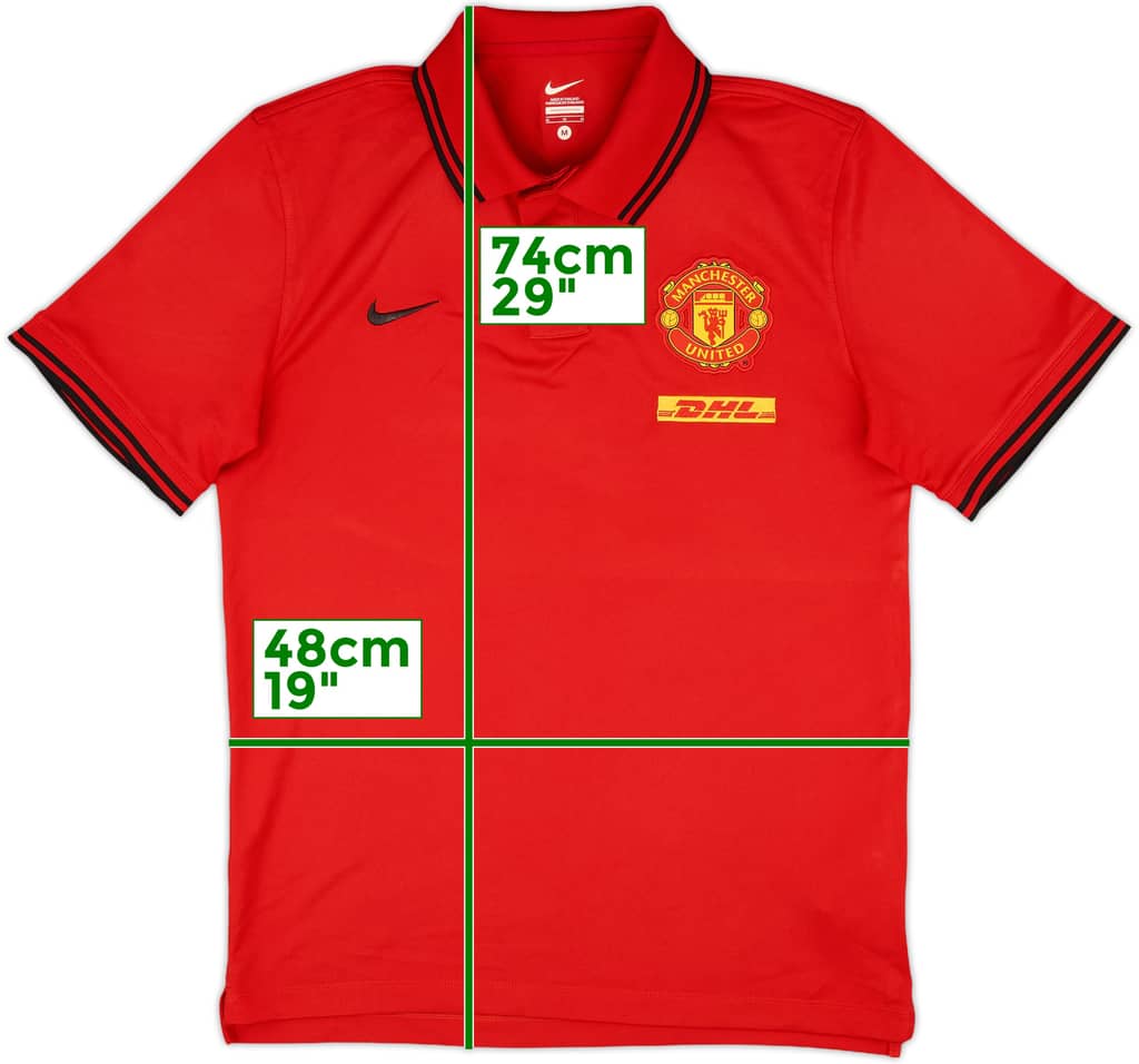 2012-13 Manchester United Nike Polo Shirt - 8/10 - (M)
