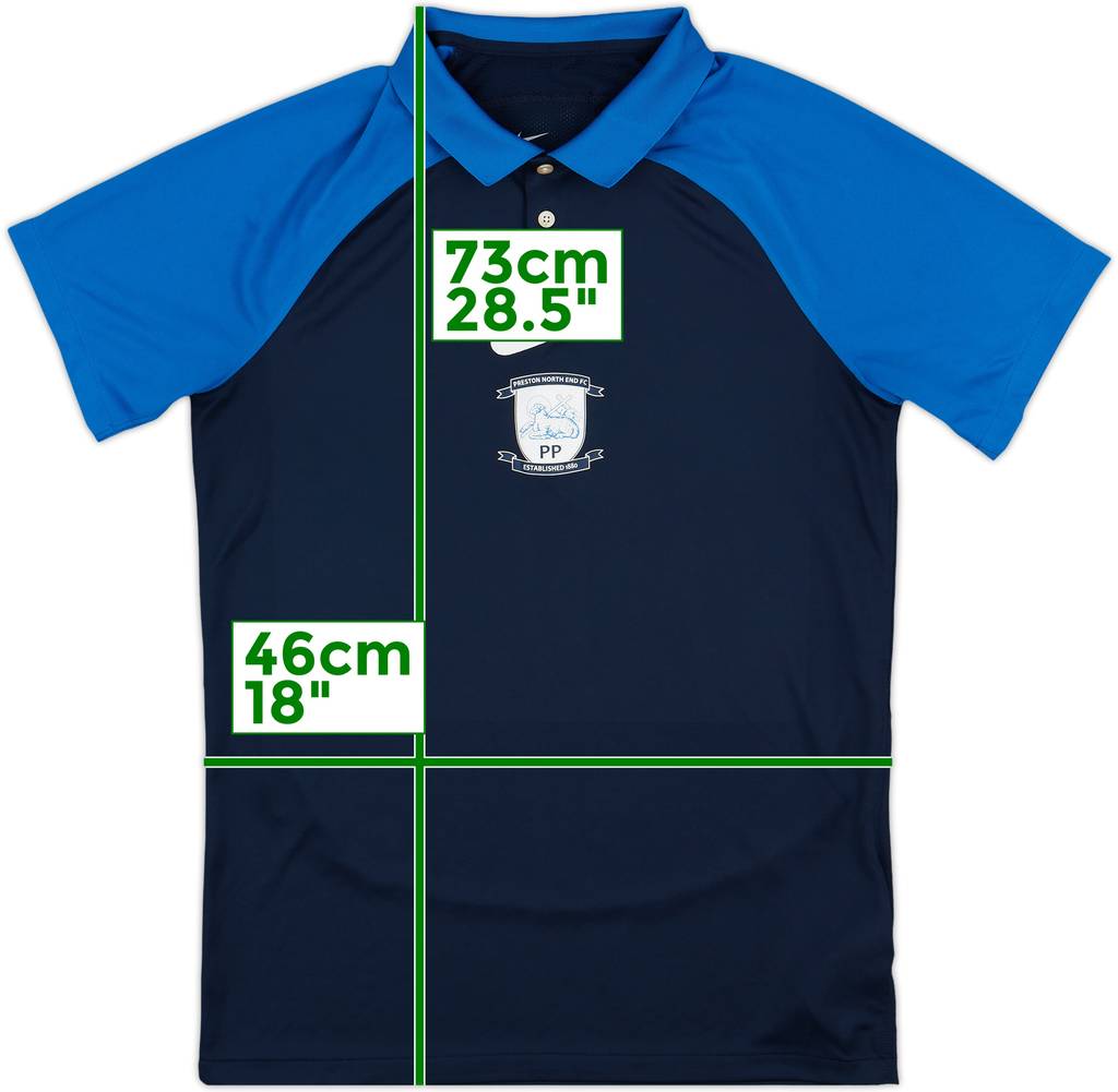 2022-23 Preston North End Nike Polo Shirt - 10/10 - (M)
