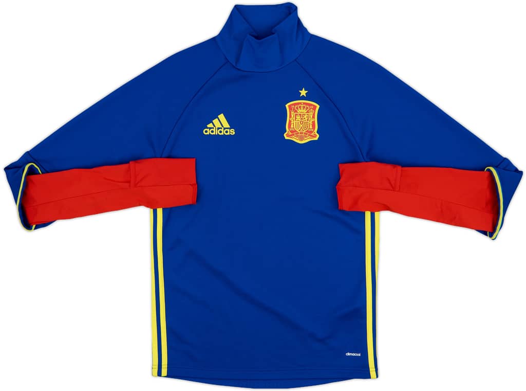 2015-16 Spain adidas Sweat Top - 9/10 - (XS)