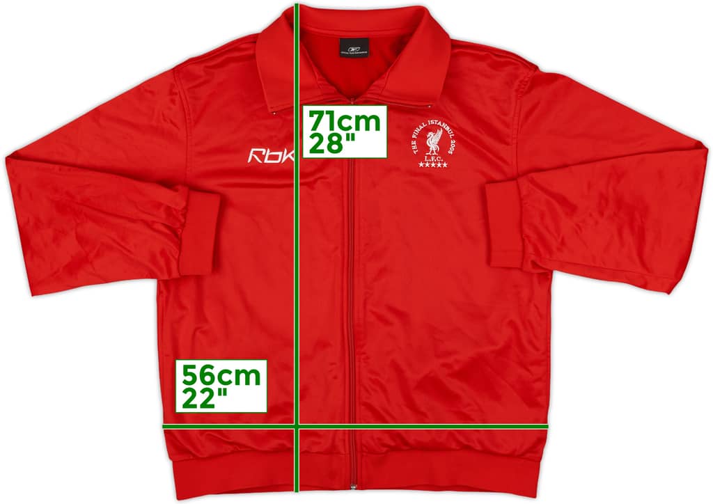 2005 Liverpool Reebok 'The Final Istanbul' Track Jacket - 8/10 - (XL)