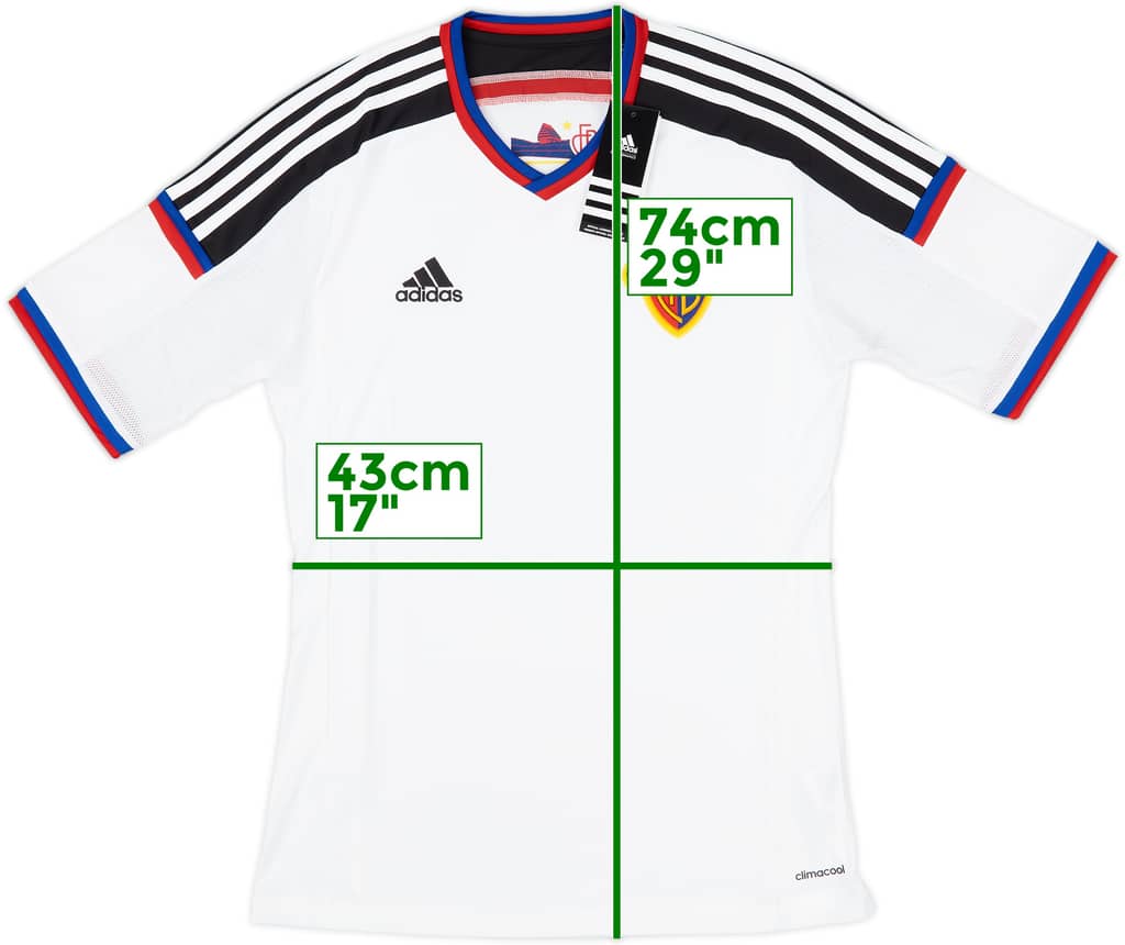 2014-15 FC Basel Player Issue Away Shirt (S)