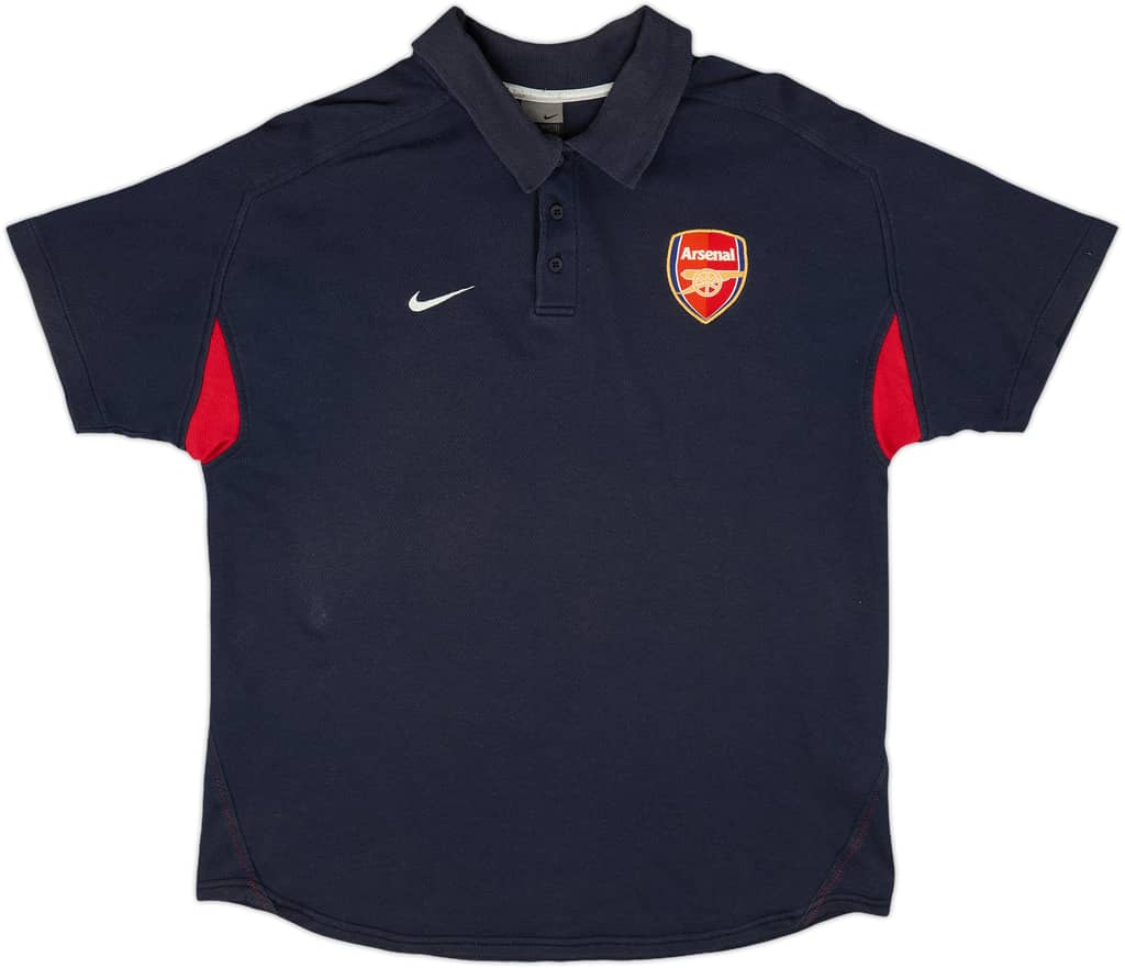 2002-03 Arsenal Nike Polo Shirt - 9/10 - (M)