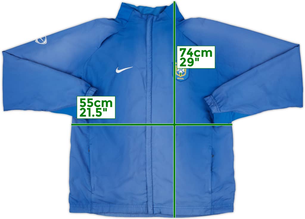 2006-07 Brazil Nike Track Jacket - 5/10 - (L)