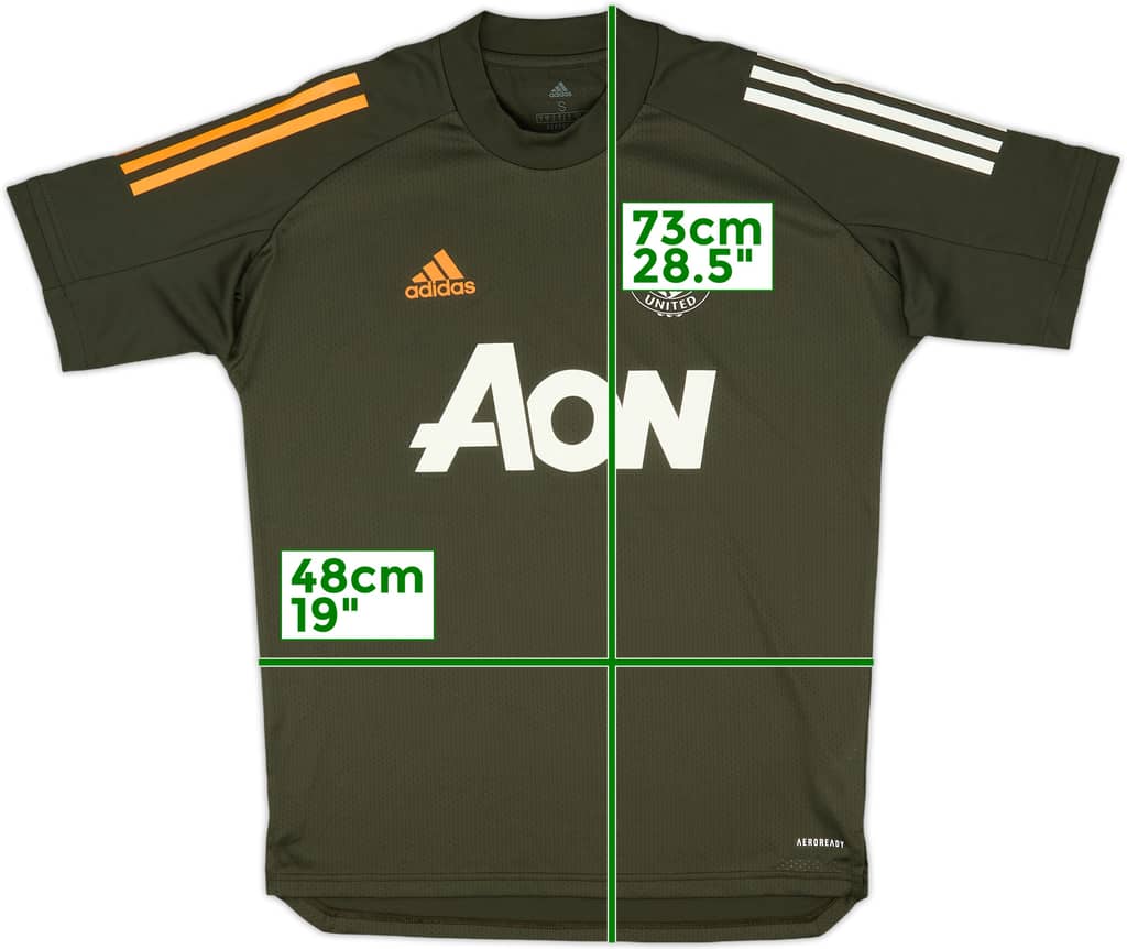 2020-21 Manchester United adidas Training Shirt - 9/10 - (S)