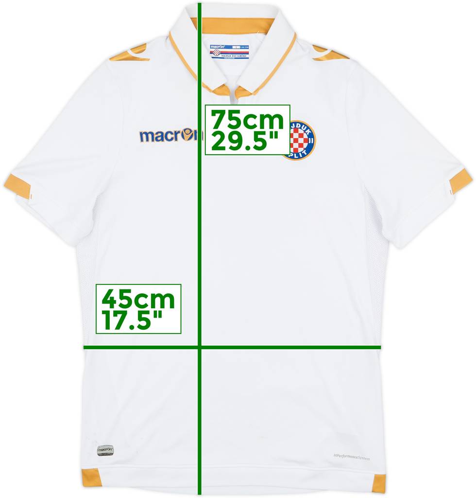 2016-17 Hajduk Split Home Shirt - 7/10 - (S)