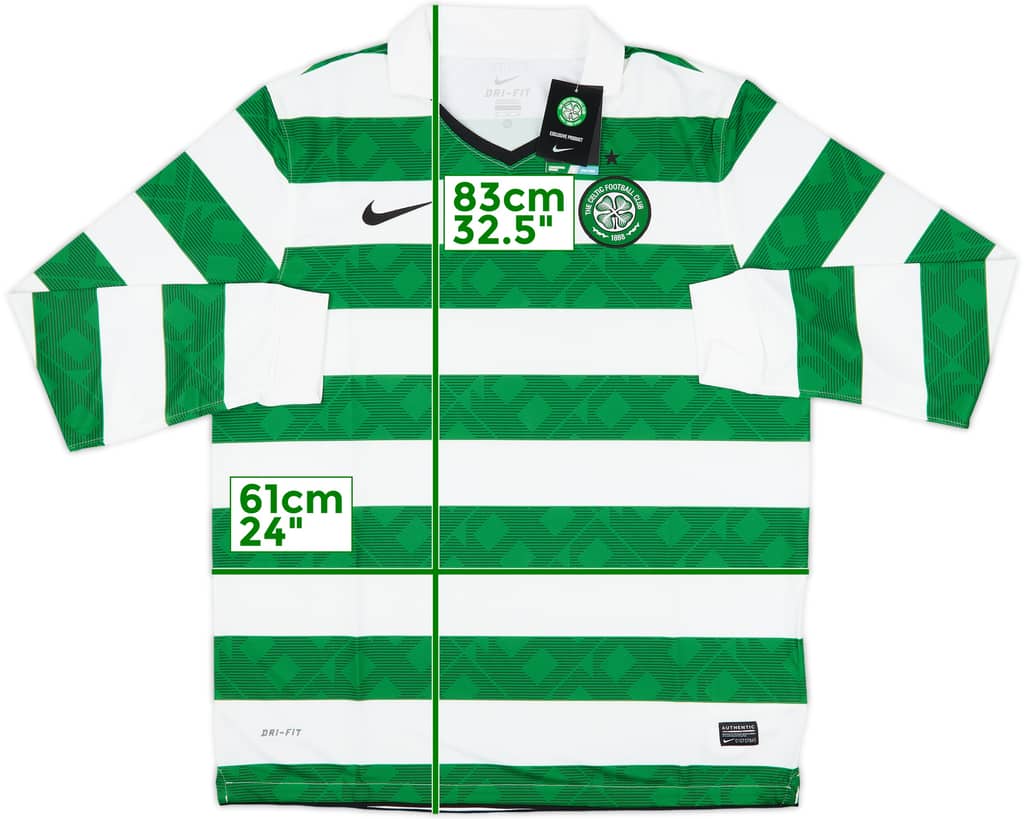2010-12 Celtic Home L/S Shirt (XL)