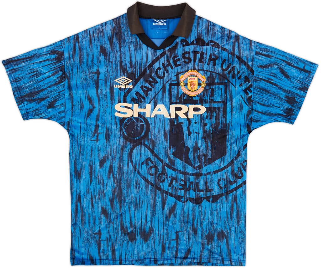 1992-93 Manchester United Away Shirt - 6/10 - (L)