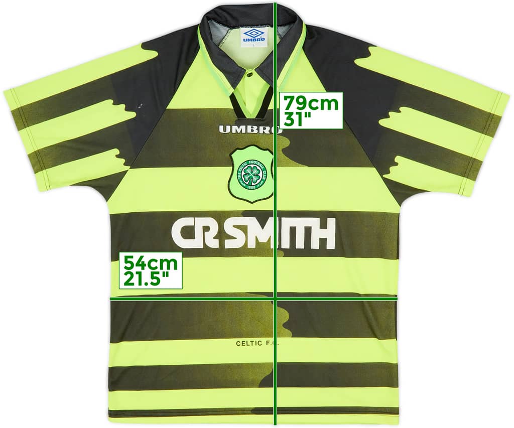 1996-97 Celtic Away Shirt - 7/10 - (L)