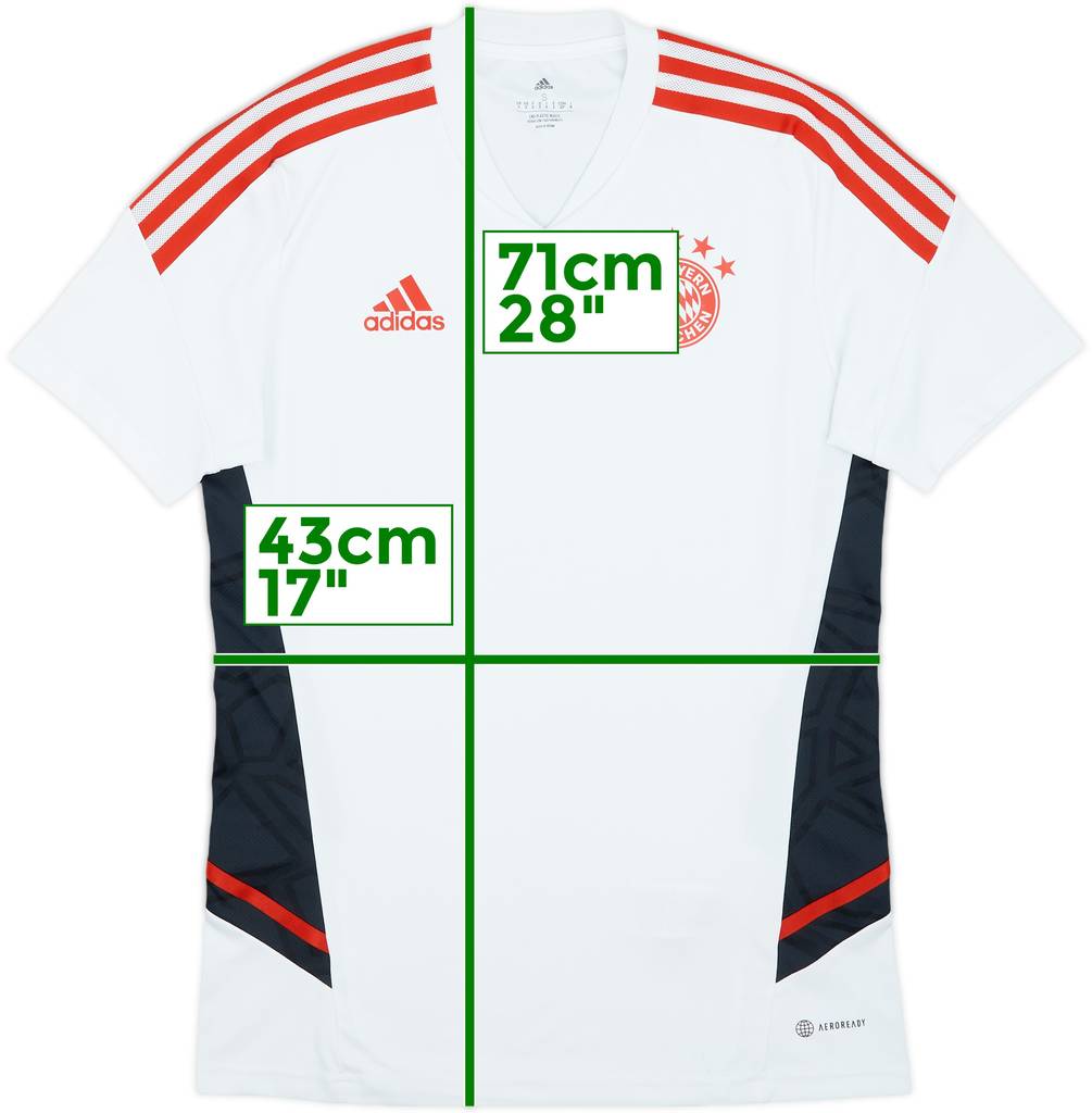 2022-23 Bayern Munich adidas Training Shirt - 7/10 - (S)