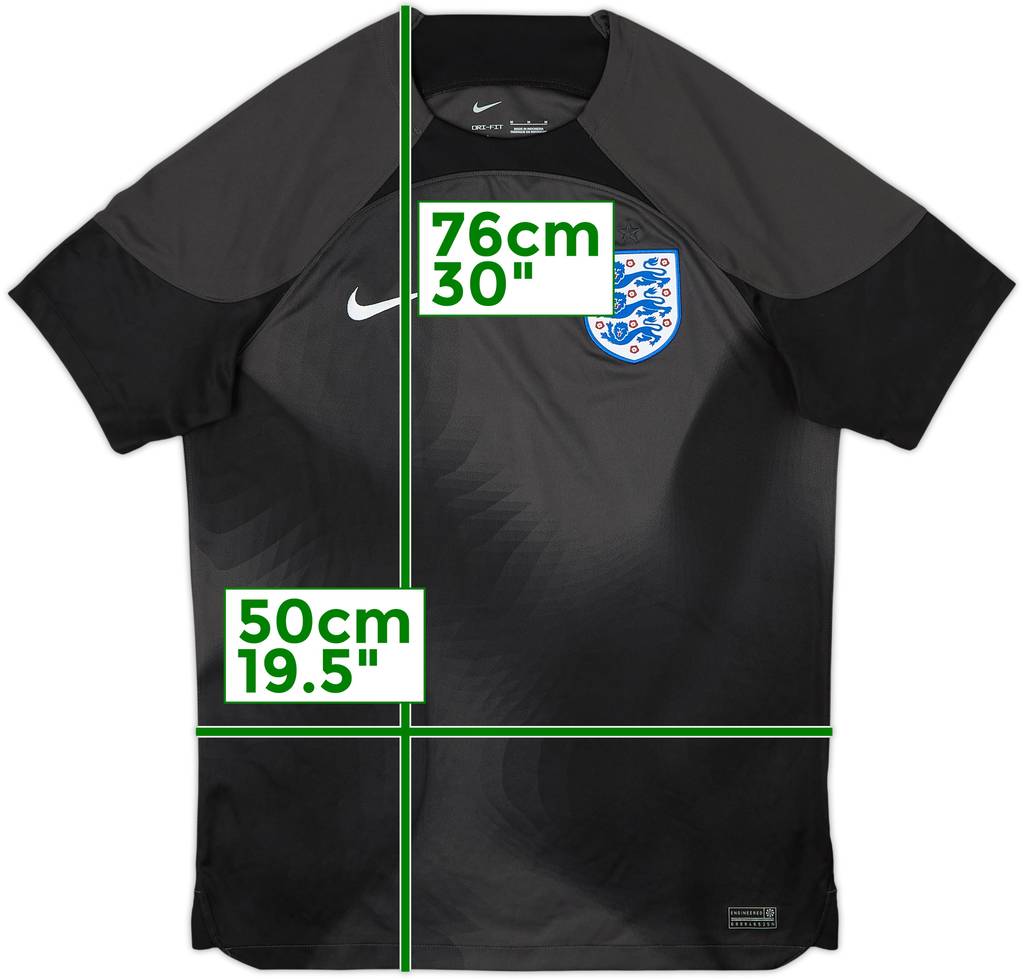 2020-24 England GK S/S Shirt - 10/10 - (M)