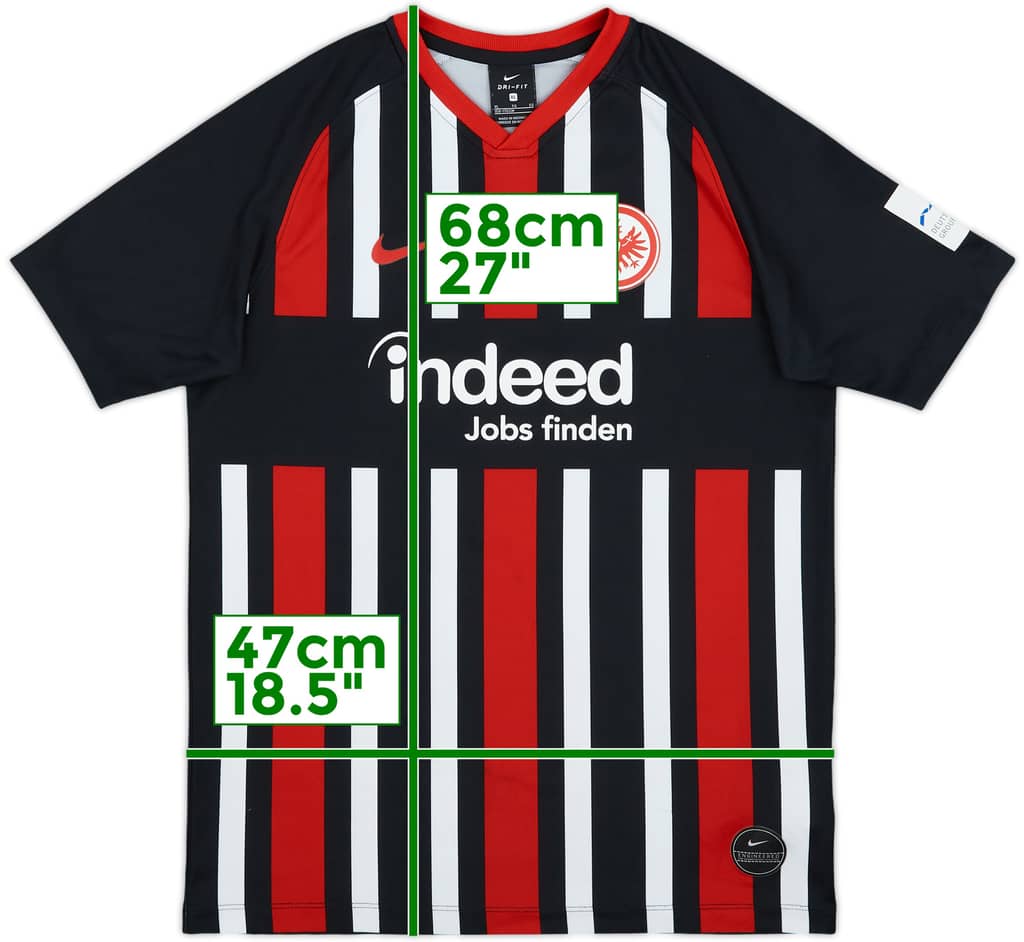 2019-20 Eintracht Frankfurt Home Shirt - 8/10 - (XL.Boys)