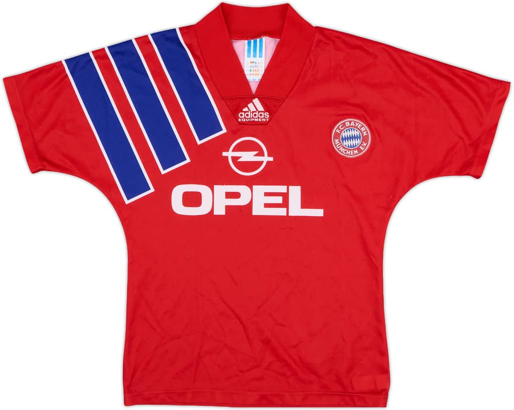 1991-93 Bayern Munich Home Shirt - 8/10 - (L.Boys)