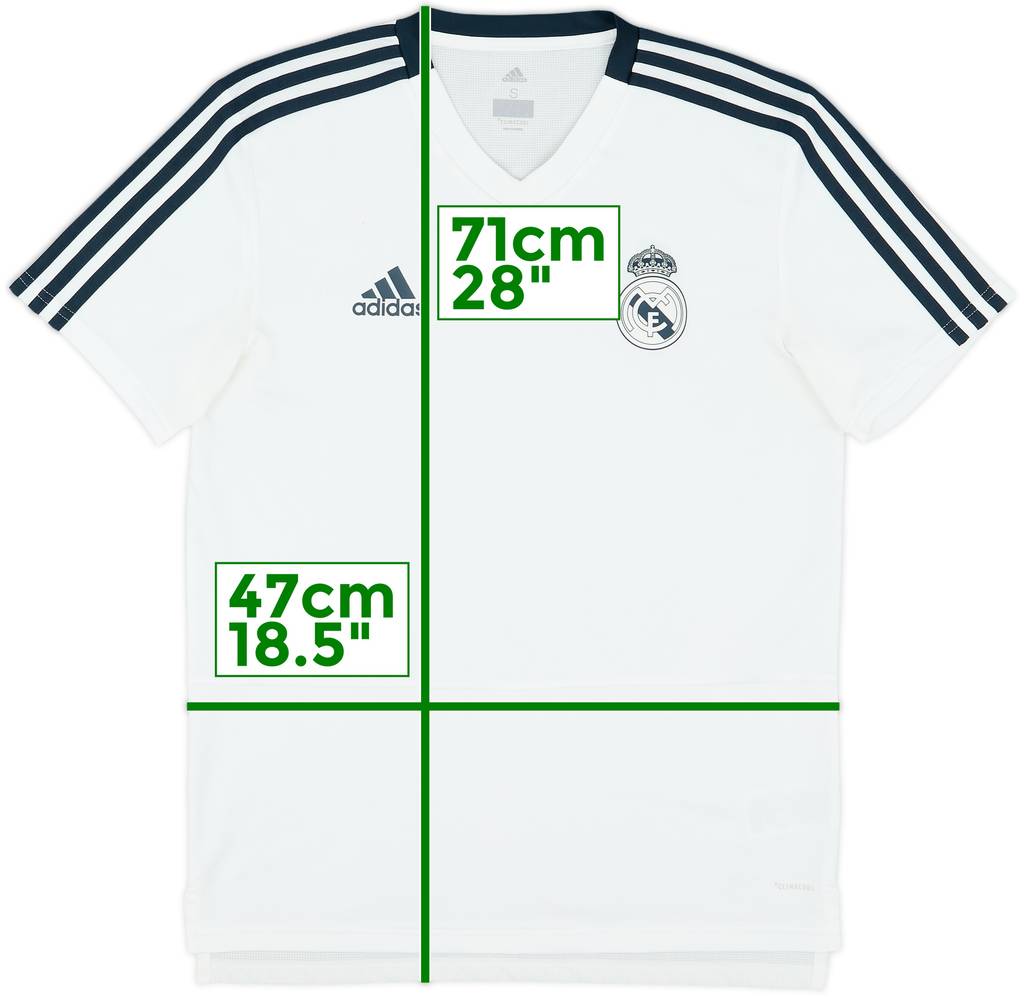 2018-19 Real Madrid adidas Training Shirt - 7/10 - (S)