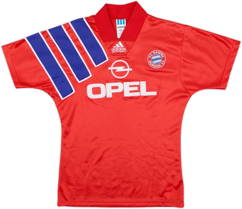 1991-93 Bayern Munich Home Shirt - 9/10 - (L.Boys)