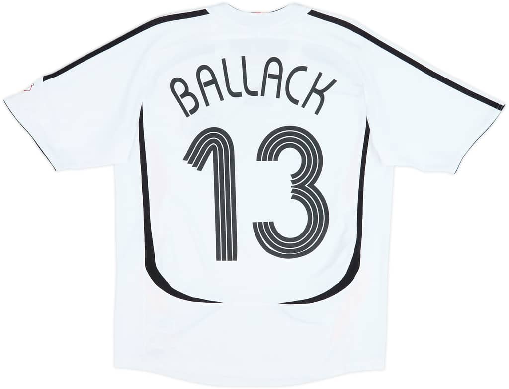 2005-07 Germany Home Shirt Ballack #13 - 8/10 - (XL.Boys)