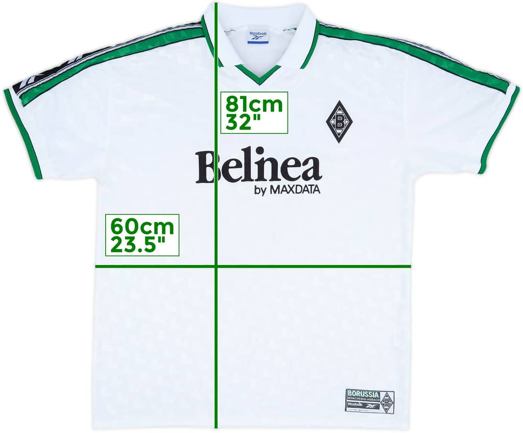 1998-99 Borussia Monchengladbach Home Shirt - 9/10 - (XXL)