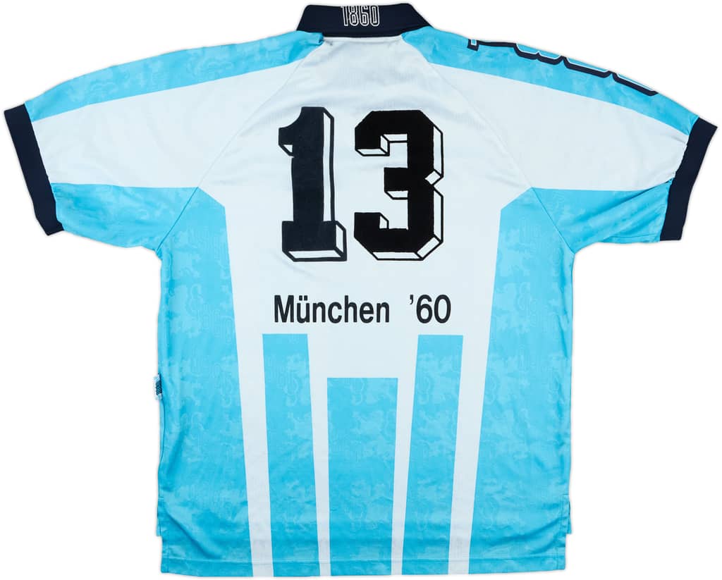 1996-97 1860 Munchen II Match Issue Home Shirt #13