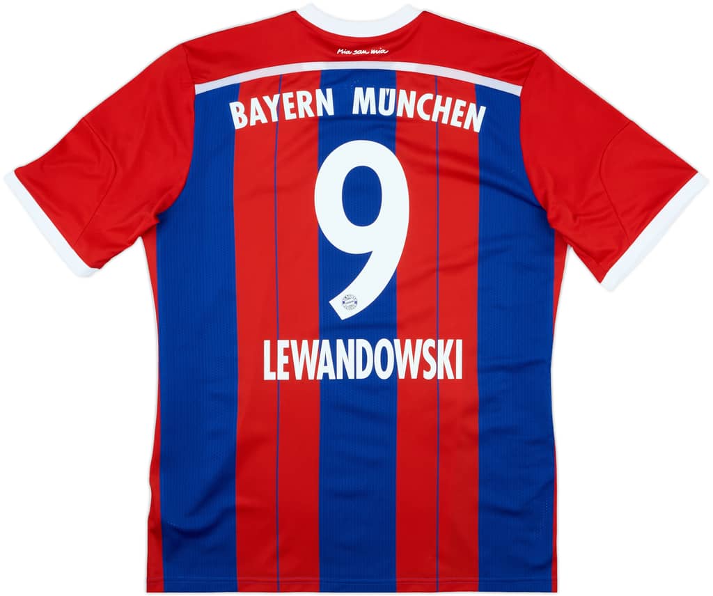 2014-15 Bayern Munich Home Shirt Lewandowski #9 - 10/10 - (L)