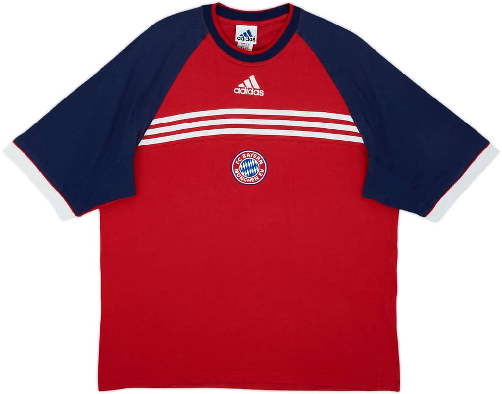1998-99 Bayern Munich adidas Cotton Tee - 7/10 - (L/XL)