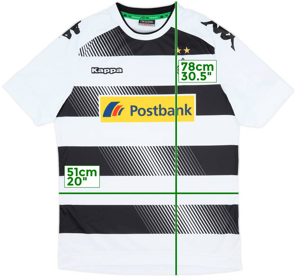 2016-17 Borussia Monchengladbach Home Shirt - 10/10 - (L)