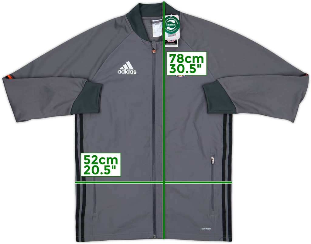 2016-17 Bayern Munich adiads Track Jacket (M)