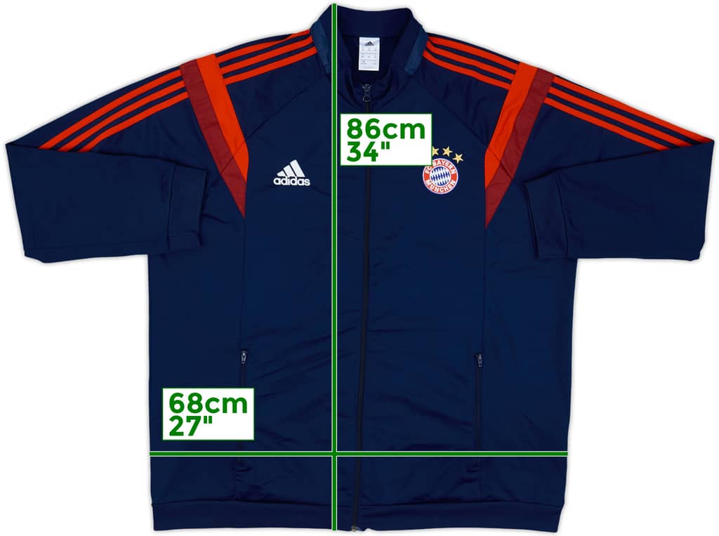2014-15 Bayern Munich adidas Track Jacket - 8/10 - (XXL)