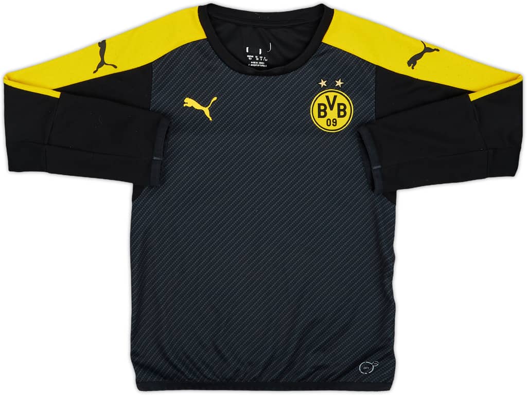 2017-18 Borussia Dortmund Puma Sweat Top - 8/10 - (S.Boys)
