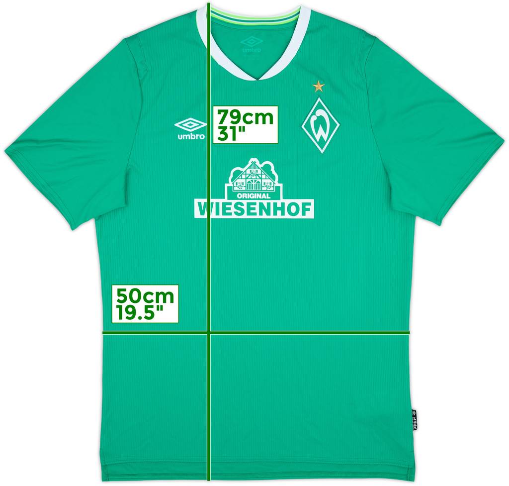 2019-20 Werder Bremen Home Shirt - 8/10 - (L)