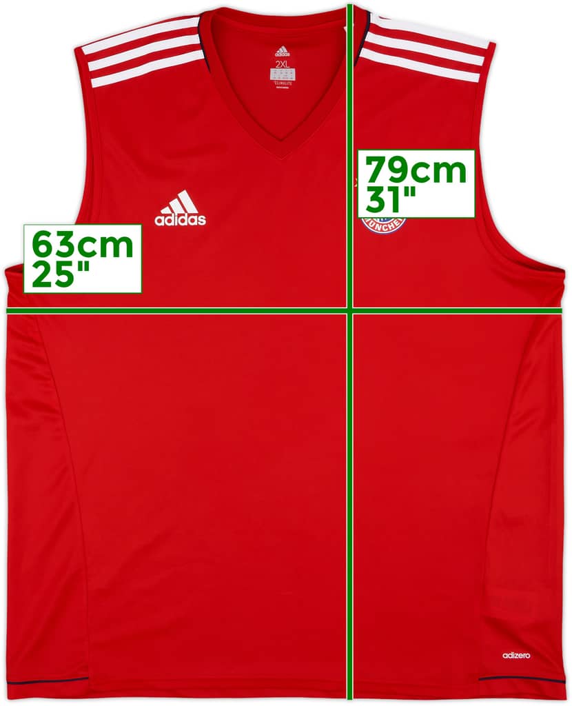 2017-18 Bayern Munich adizero Training Vest - 9/10 - (XXL)