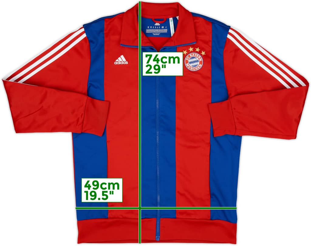 2014-15 Bayern Munich adidas Track Jacket - 9/10 - (M)