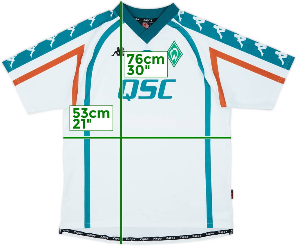 2000-01 Werder Bremen Away Shirt - 7/10 - (S)