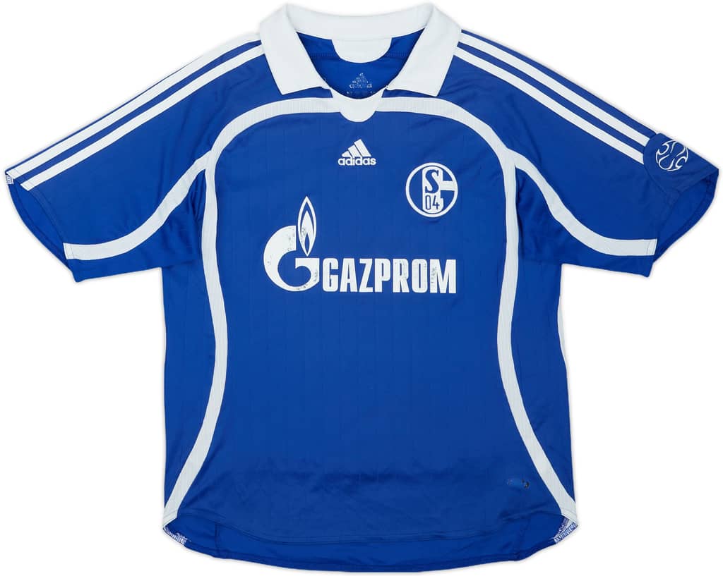 2007-08 Schalke Home Shirt - 5/10 - (L.Boys)
