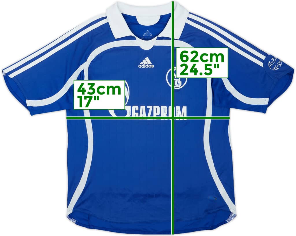 2007-08 Schalke Home Shirt - 5/10 - (L.Boys)