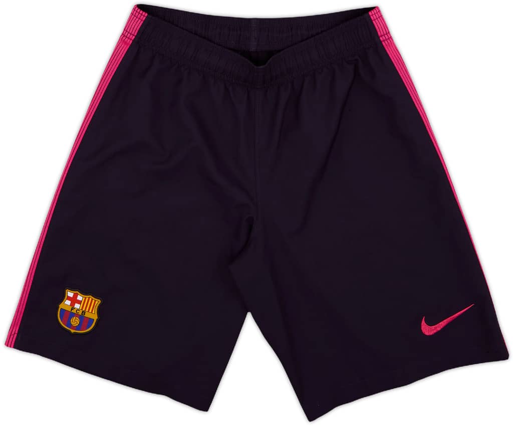 2016-17 Barcelona Away Shorts - 9/10 - (S)