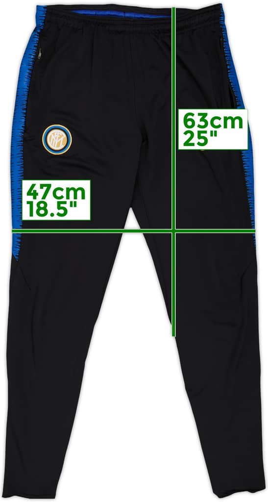 2018-19 Inter Milan Nike Track Pants/Bottoms - 8/10 - (S)